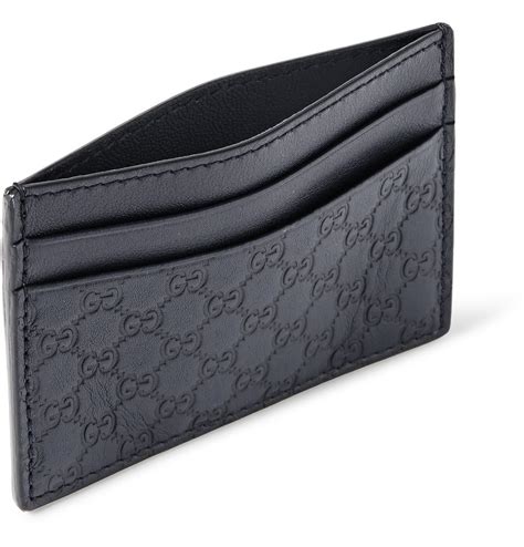 mens designer card holder gucci|Gucci trifold wallet for men.